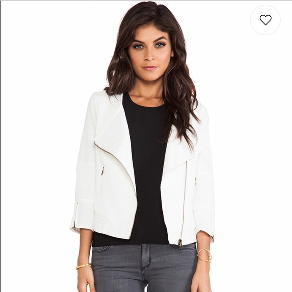 Sanctuary Jackets & Blazers - Sanctuary cotton 3/4 Sleeve Moto Jacket Size M